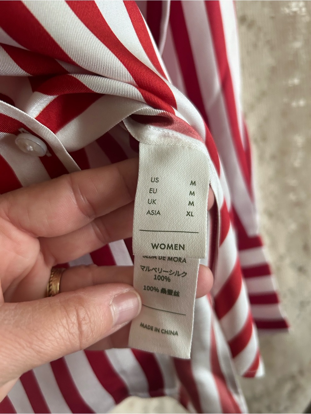Lilysilk Amalfi Striped Silk Shirt - Picture 5 of 11